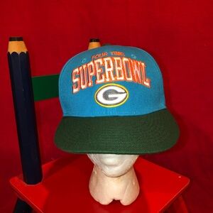 Green Bay Packer Mitchell & Ness 4x Super Bowl champions snapback